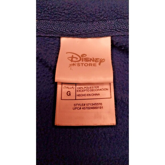 Disney Store Mickey Mouse 1/4 Zip Fleece Pullover Unisex Size Large - Picture 7 of 8